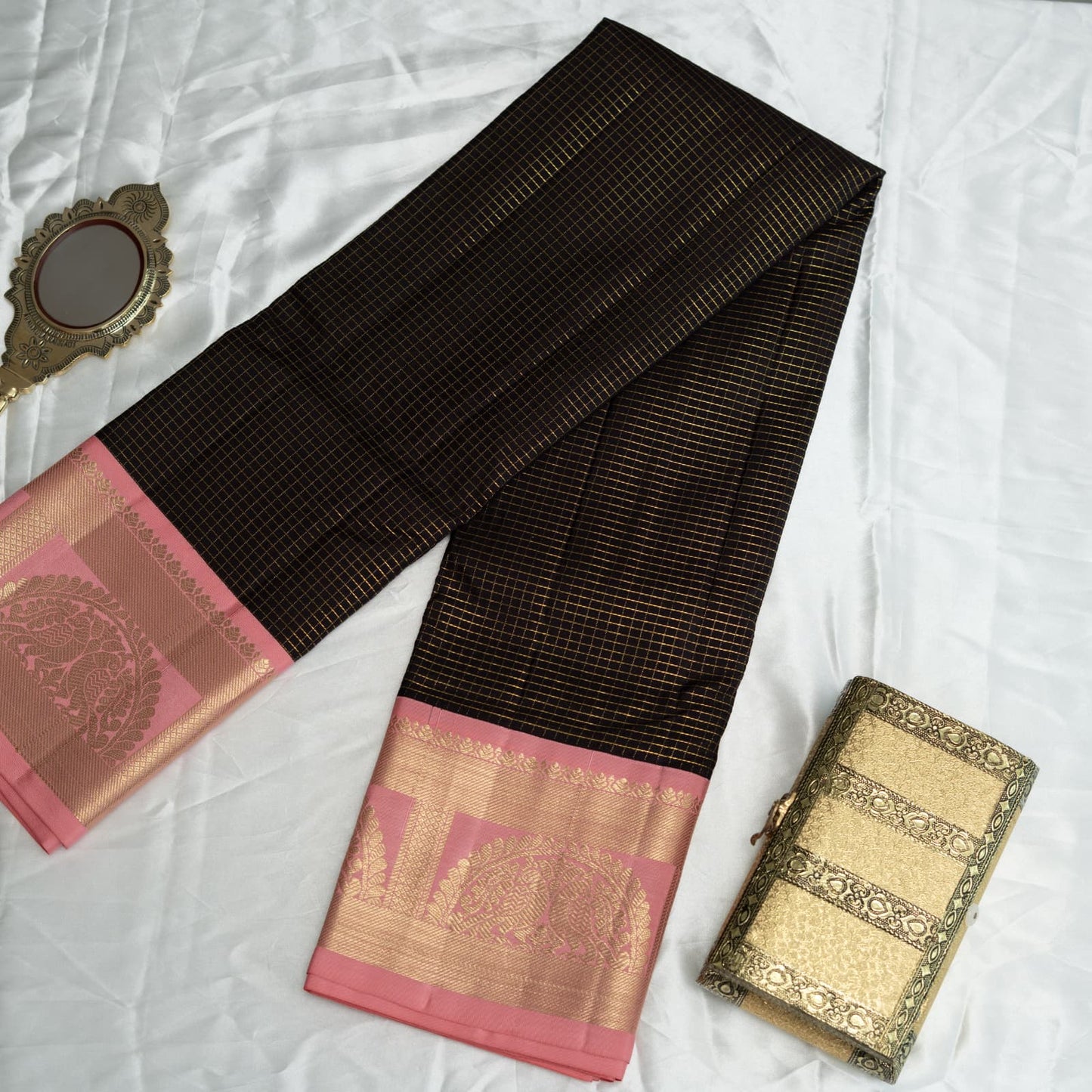 Annapakshi Kanchivaram Silk Saree I Pure Silk I Ethereal Weaves UAE