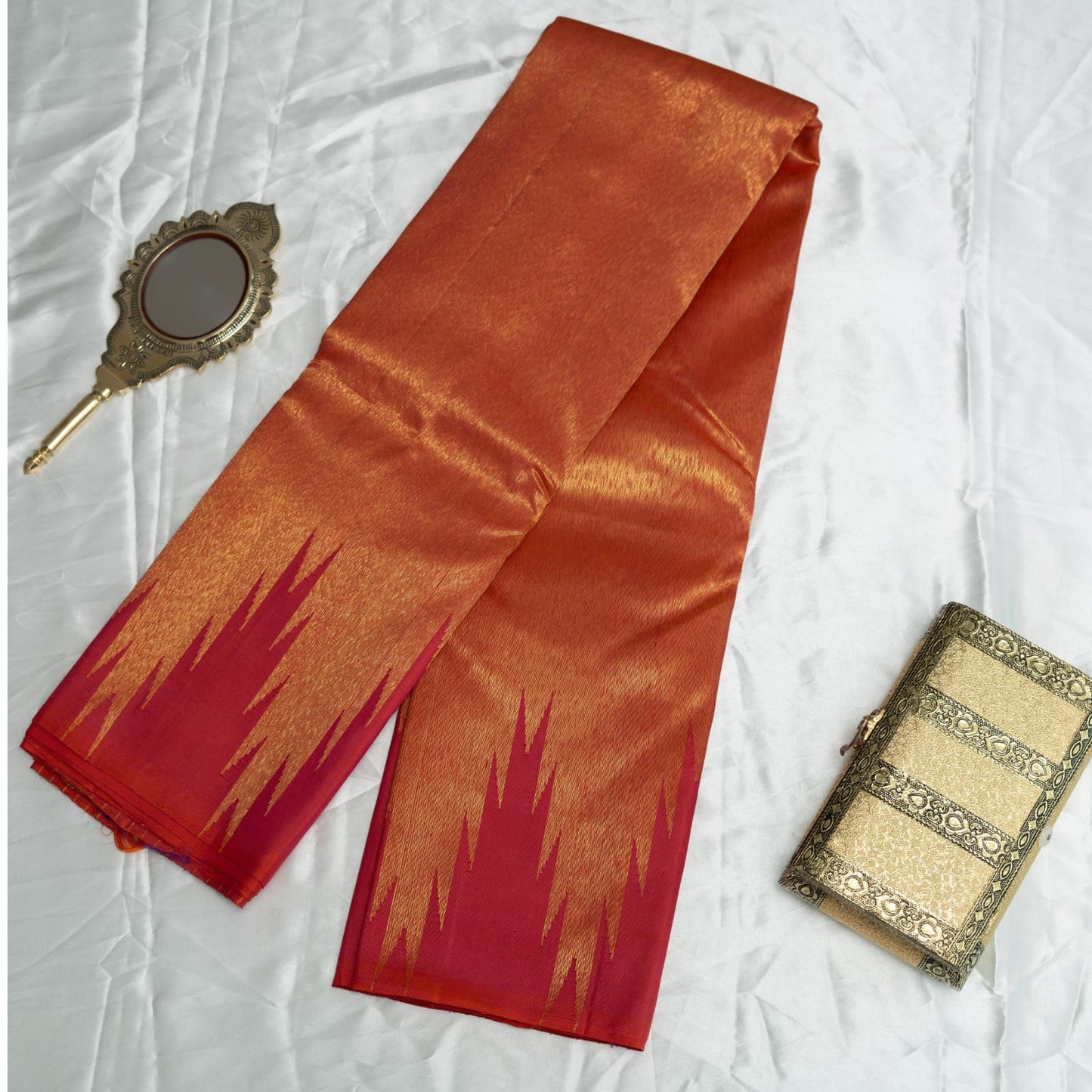 Kanaka Jwala Kanchivaram Silk Saree I Pure Silk I Ethereal Weaves UAE
