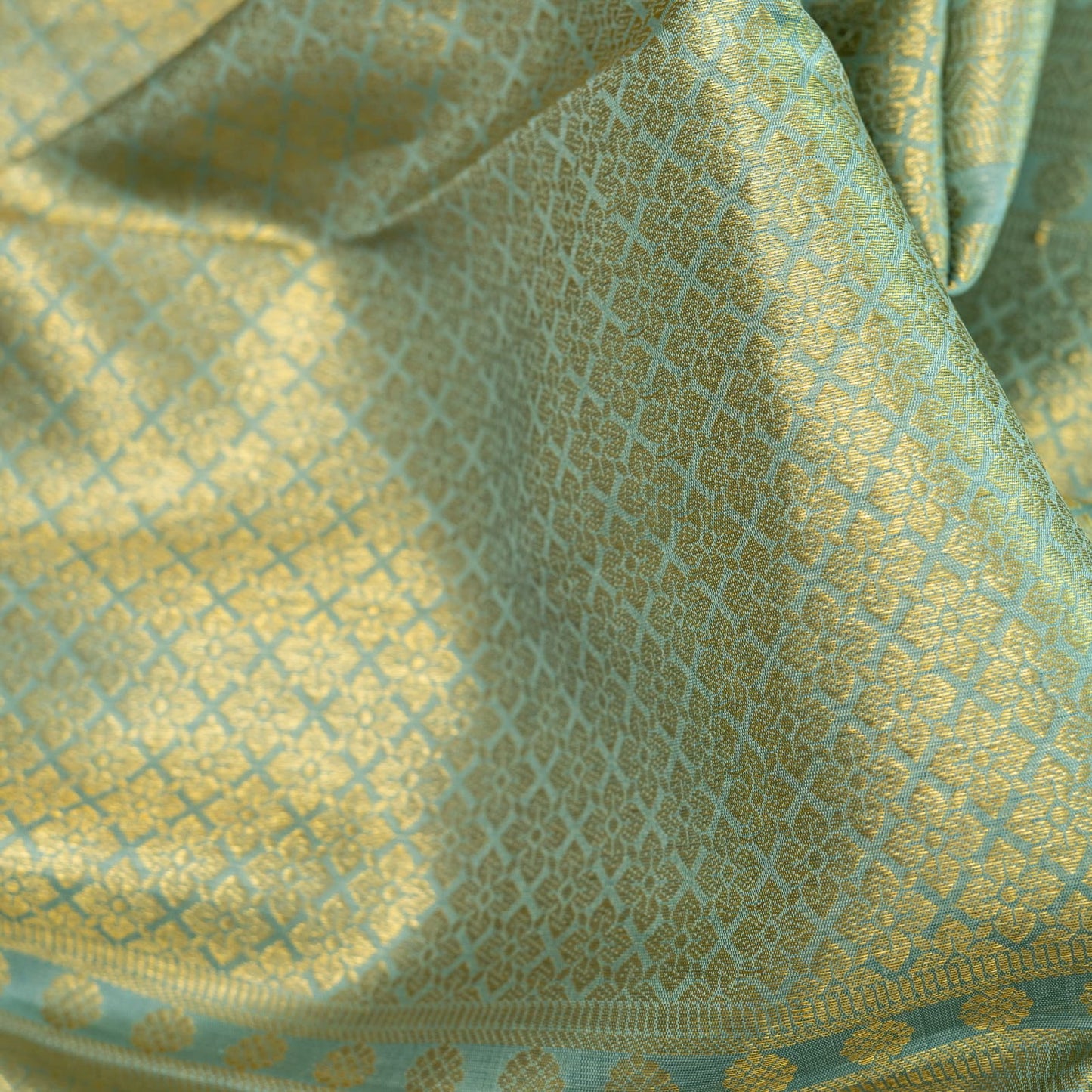 Aakasha Mayuri Kanchivaram Silk Saree I Pure Silk I Ethereal Weaves UAE