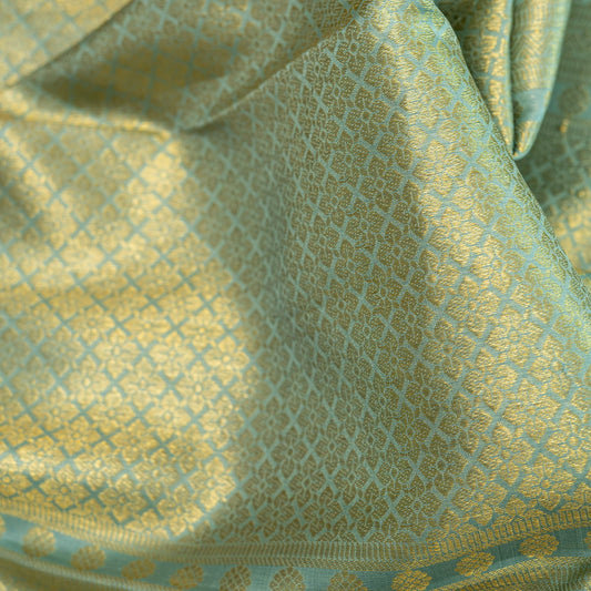 Aakasha Mayuri Kanchivaram Silk Saree I Pure Silk I Ethereal Weaves UAE