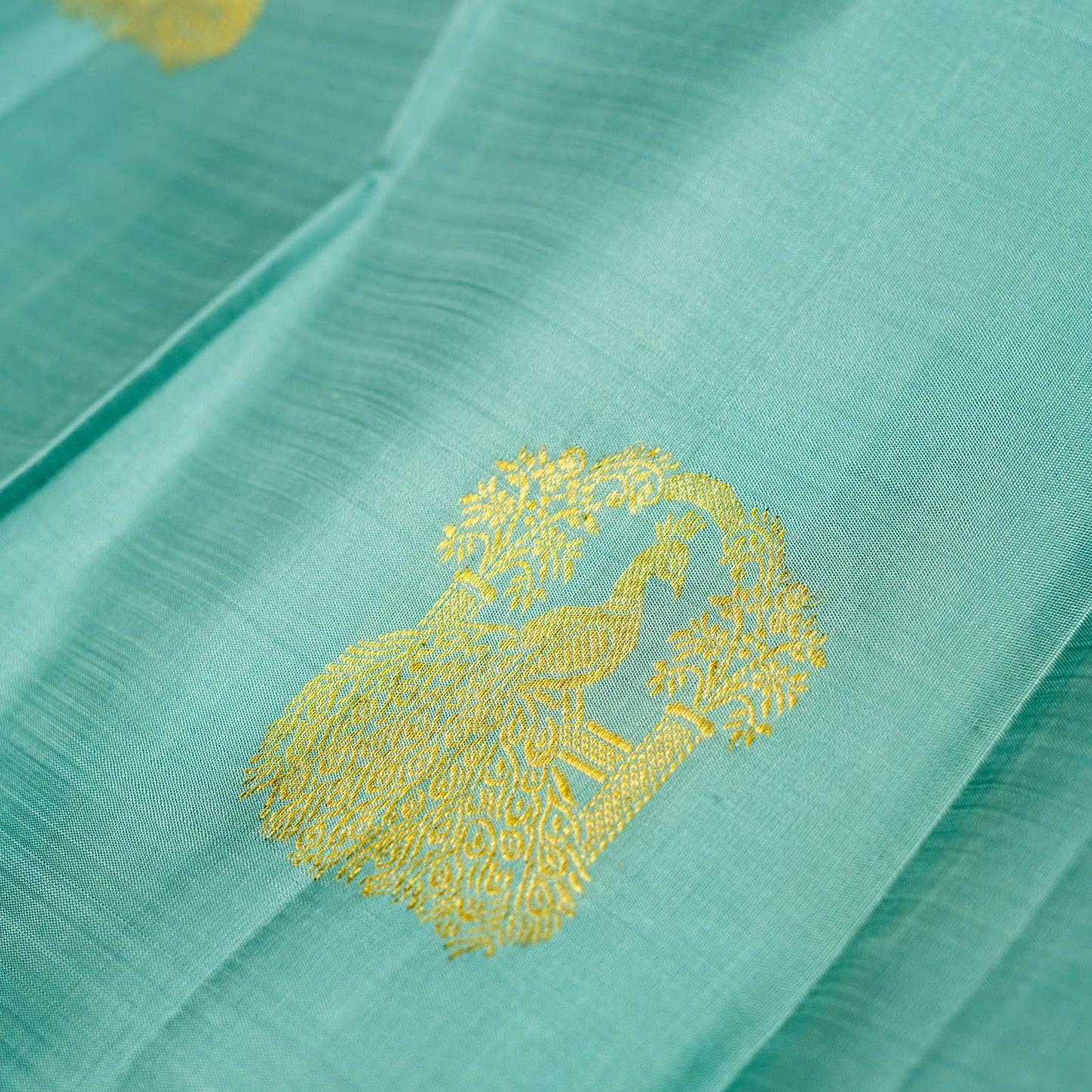Aakasha Mayuri Kanchivaram Silk Saree I Pure Silk I Ethereal Weaves UAE