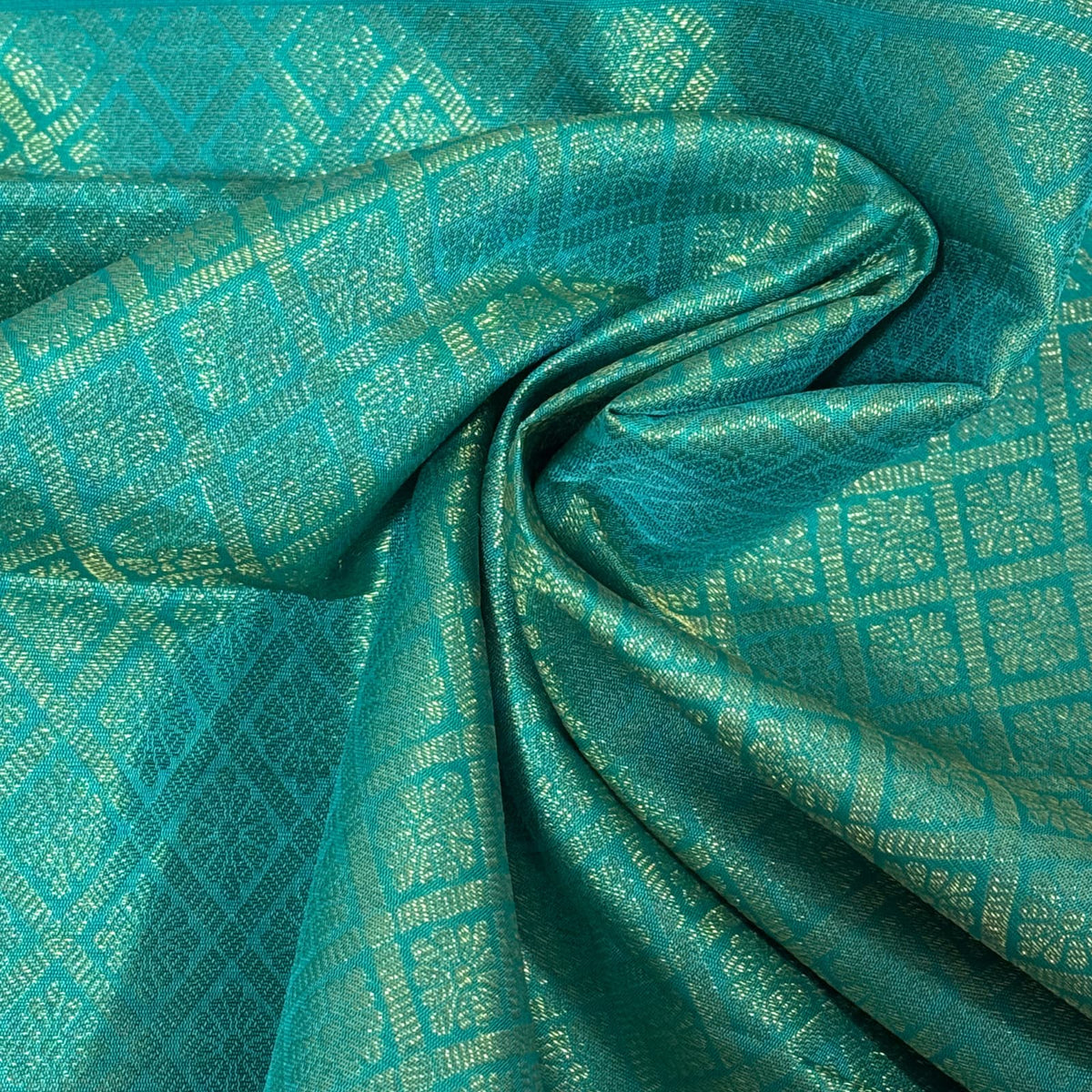 Neelvastra Royal Blue Kanchivaram Silk Saree | Gold Zari | Ethereal Weaves UAE